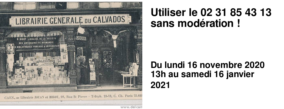 Utiliser le 02 31 85 43 13 sans mod�ration !